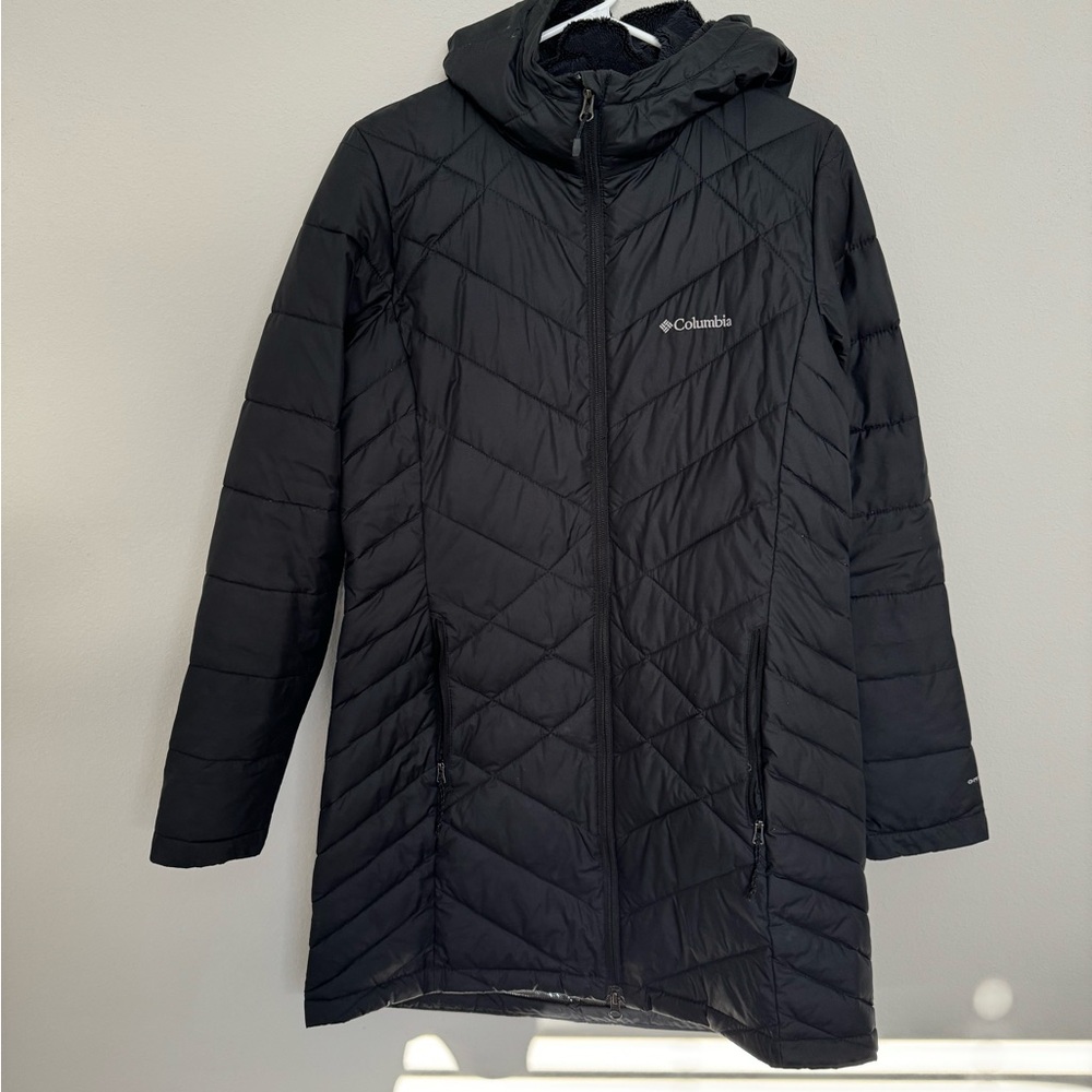 Columbia Omni-Heat Long Coat Women’s Medium Black